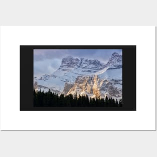 Golden Mount Rundle Posters and Art